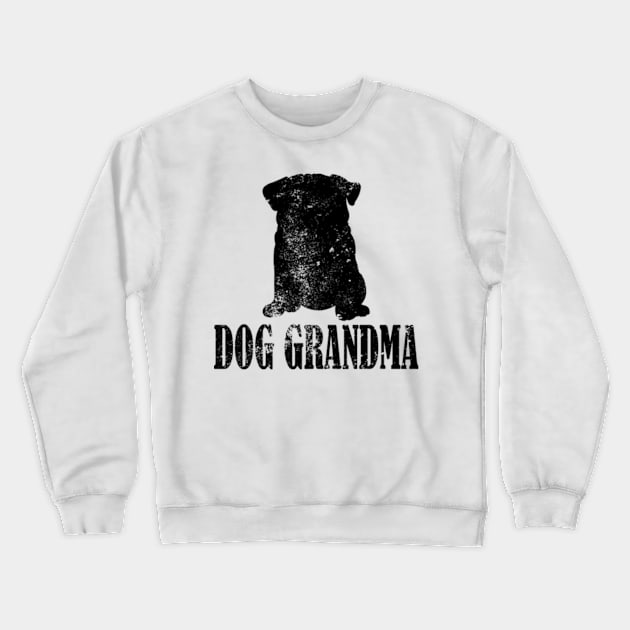 Pugs Dog Grandma Crewneck Sweatshirt by AstridLdenOs